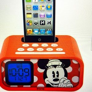Minnie Mouse ihome dual alarm clock/iPod speaker